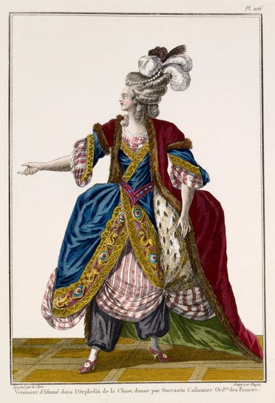 Costume de la Dame dans 